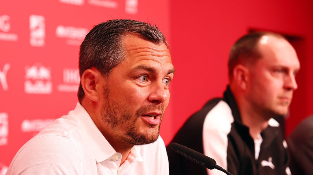 „Das kann ich Euch versprechen”: RB-Sportchef Marcel Schäfer.
