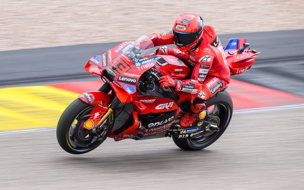 Marc Márquez ist im Sprint nicht zu schlagen.