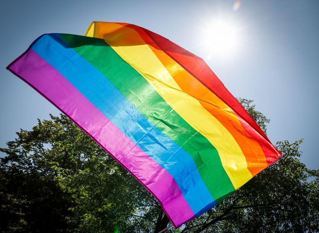 In Nordhausen zogen beim ersten dortigen Christopher Street Day nach Organisatorenangaben zwischen 300 und 400 Menschen durch die Stadt. (Archivbild)