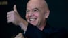 Daumen hoch: FIFA-Präsident Gianni Infantino ist begeistert von der Club-WM.