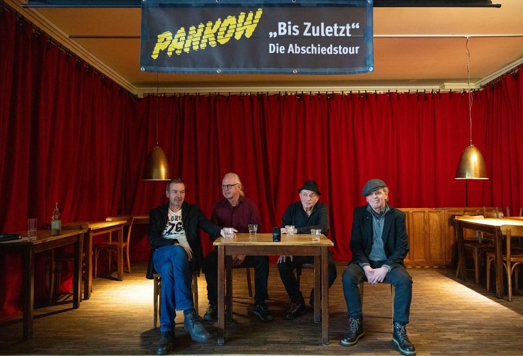 Die Berliner Rockband Pankow gibt am Sonntag in Dresden ihr letztes Konzert (Archivbild).