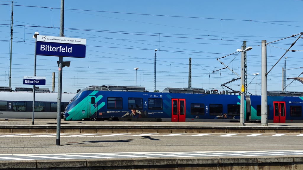 Als eine S-Bahn am Bahnhof Bitterfeld weiterfährt, ist ein vierjähriges Mädchen plötzlich ohne seine Mutter im Zug.