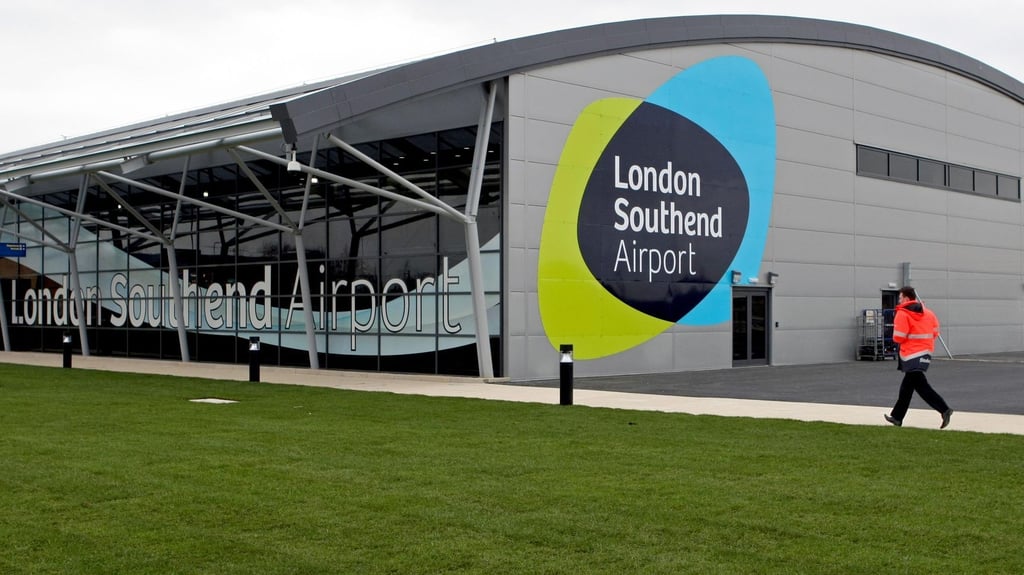 Der Flughafen liegt 60 Kilometer östlich von London bei Southend-on-Sea in der Grafschaft Essex. (Archivbild)