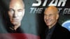 Der britische Schauspieler Patrick Stewart, bekannt als Captain Jean-Luc Picard vom "Raumschiff Enterprise",.
