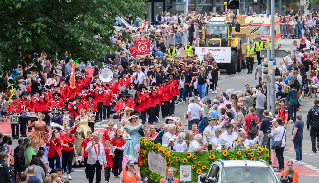 Zum 496. Schützenfest in Hannover kamen rund 800.000 Besucherinnen und Besucher.