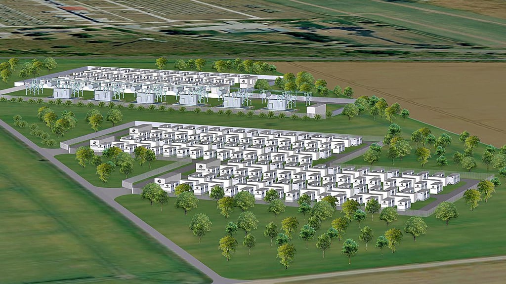 Der Bau des Batteriespeichers von Ecostor beginnt: Das ist die Planzeichnung für Förderstedt.
