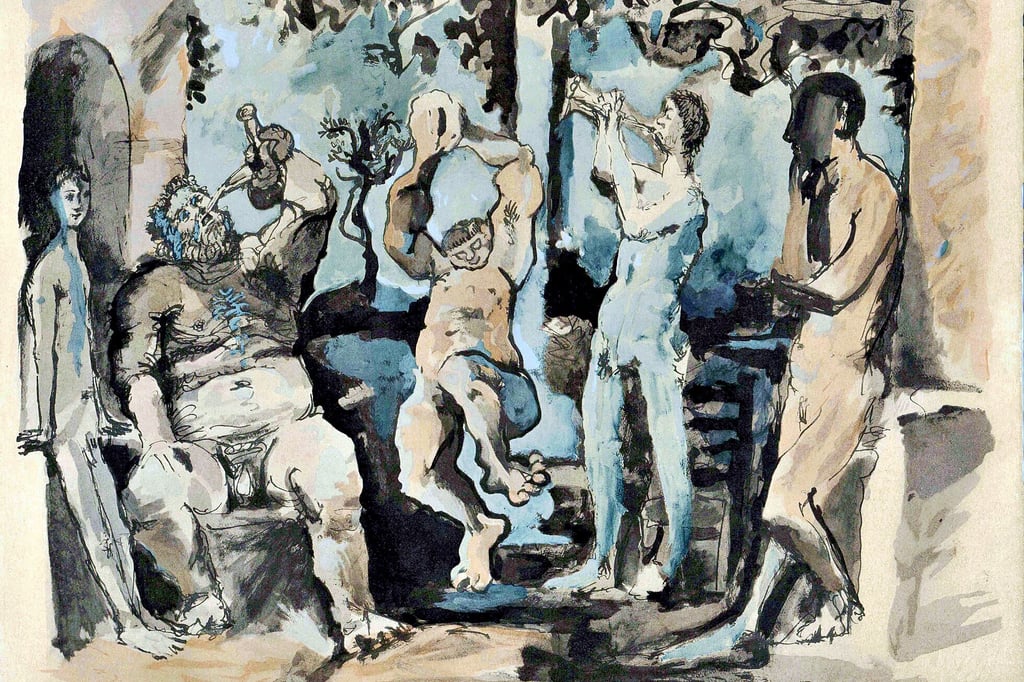 Lebenslust bei Pablo Picasso im Zyklus „La Flute Double“