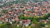 Blick auf Sangerhausen - in der Kreisstadt werden beim Verkauf von Häusern die höchsten Preise in Mansfeld-Südharz erzielt.
