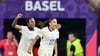Spielstark: Frankreichs Offensivstars Marie-Antoinette Katoto (l) und Delphine Cascarino.