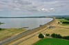 Aufnahme vom Stausee Kelbra aus der Luft