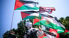 Immer wieder demonstrieren Aktivisten in Berlin gegen den Gaza-Krieg - auch mit einem Camp am Kanzleramt. (Archivbild)