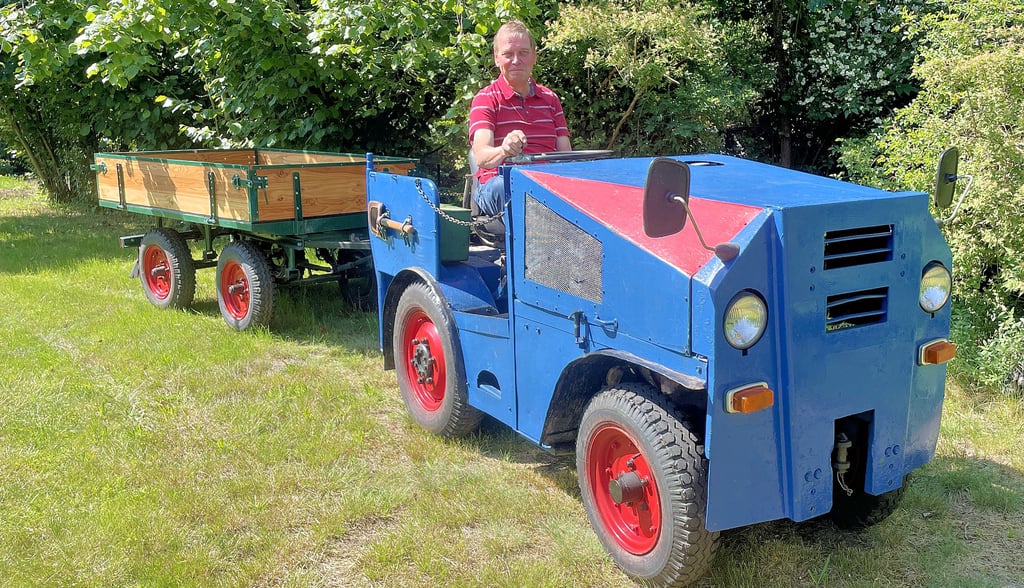 Rund 50 Jahre hat der Kleinschlepper von Heiner Wolter schon auf dem Buckel
