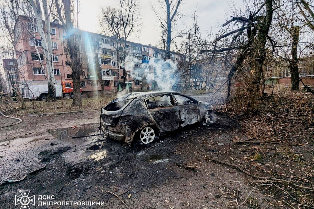 Die Industriestadt Krywyj Rih ist immer wieder Ziel von russischen Angriffen mit Raketen und Kampfdrohnen. (Archivbild)