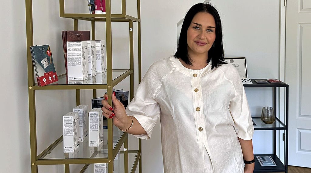 Aleksandra Niewiadomska hat sich schon immer für Kosmetik interessiert.