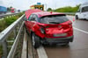 Ein Mazda und ein Mercedes waren am Dienstag, 15. Juli, in einen Unfall auf der A9 bei Brehna/Halle verwickelt.
