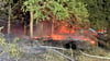 Beim Waldbrand in Marke war die Hitze fast unerträglich. 