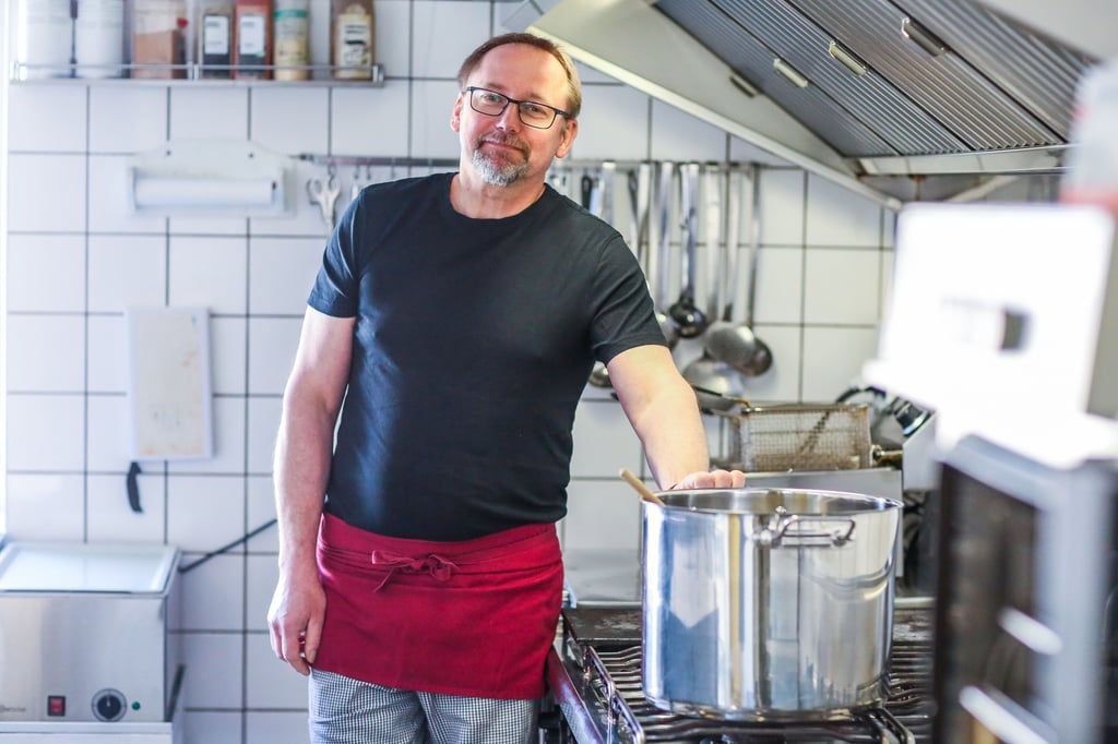 Michael Hartig, Koch und Geschäfstführer vom Heiteren Blick in Schladebach.
