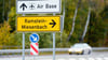 2010 informierten die amerikanischen Streitkräfte, dass auf dem Gelände der Air Base Ramstein eine Satelliten-Relais-Station zur Steuerung auch waffenfähiger Drohnen im Ausland gebaut werde. (Archivbild)