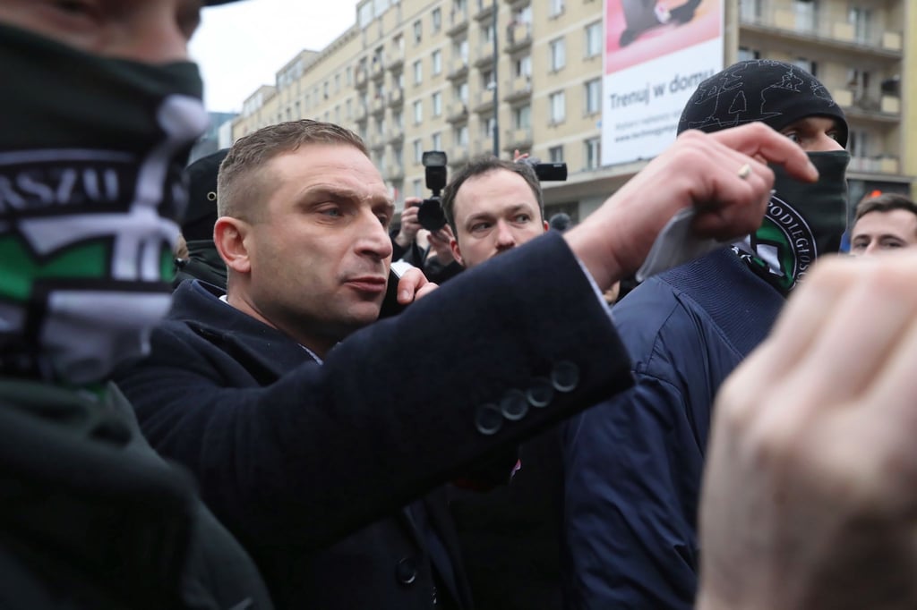 Gegen den polnischen Rechtsaktivisten Robert Bakiewicz gab es ein Urteil wegen Nötigung. (Archivbild)