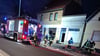 Ein Feuerwehr-Großaufgebot war in der Chausseestraße in Klostermansfeld im Einsatz.