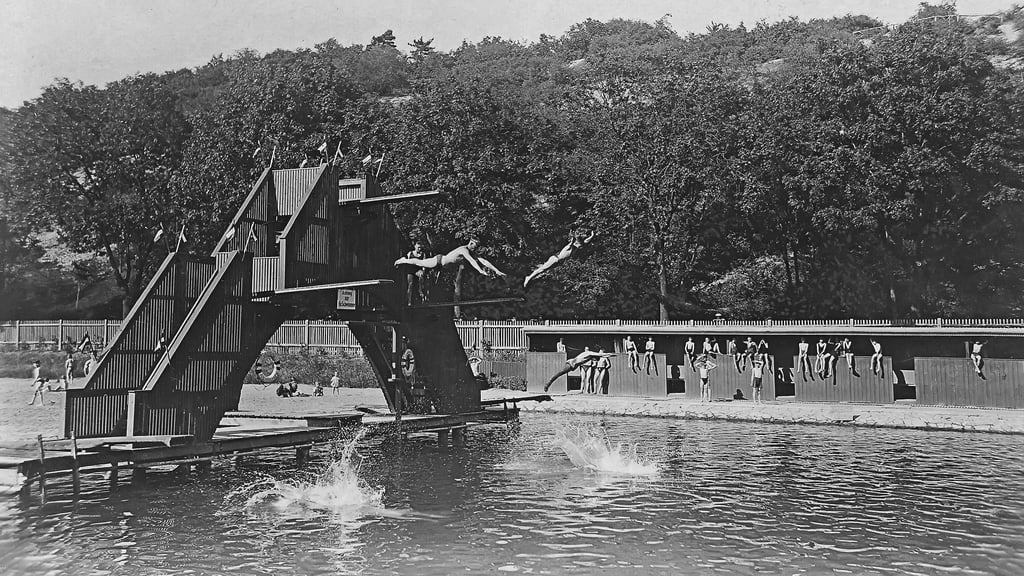 Das ursprüngliche Ascherslebener Freibad im Einetal. Jetzt wird das Bad 100 Jahre.