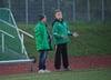 Peter Lemke (l./mit Karsten Schmidt) war seit der Saison 2021/22 Trainer beim BSV 79.