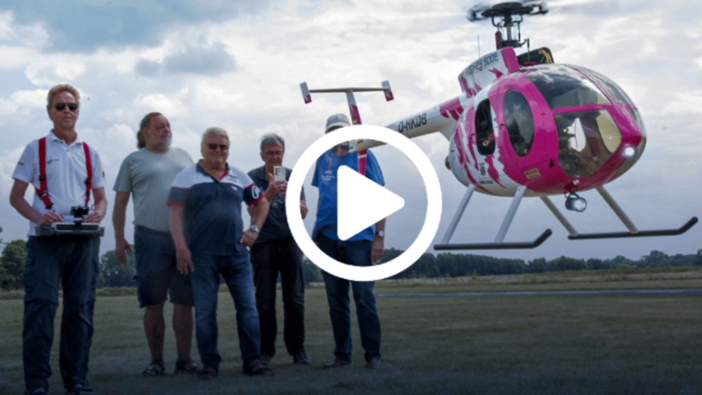 Nicht nur Modellflugzeuge, sondern auch -hubschrauber, wie dieser von Klaus Brenner, heben in Rodleben ab. Aber wie lange noch?