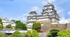 Der womöglich schönste noch im Original stehende Prunkbau der Edo-Periode: Der tenshu der „Burg des weißen Reihers“ in Himeji (nähe Osaka). 