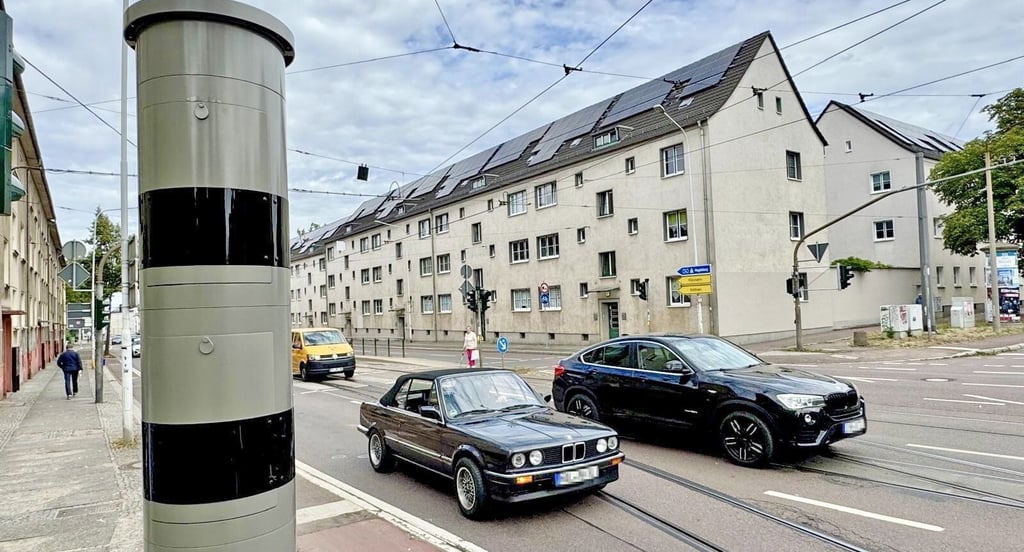 In der Trothaer Straße wird der neue Ampel- und Geschwindigkeitsblitzer sofort scharf geschaltet. Ein längerer Testlauf ist nicht nötig.