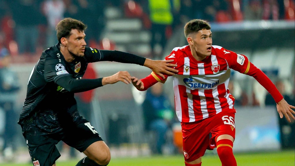 Andrija Maksimovic (r.) wechselt von Roter Stern Belgrad zu RB.