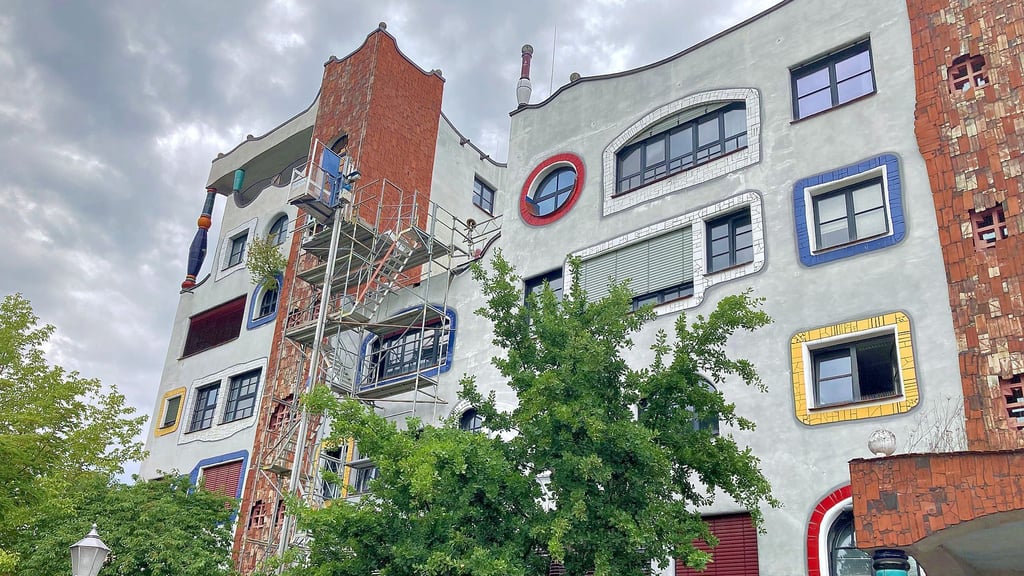 Die Sanierung von Haus Hundertwasser des Wittenberger Gymnasiums Leucorea läuft auf Hochtouren.