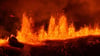 So sah es bei einem vorherigen Mal aus, als sich ein Vulkanausbruch auf der isländischen Reykjanes-Halbinsel ereignete. (Archivbild)