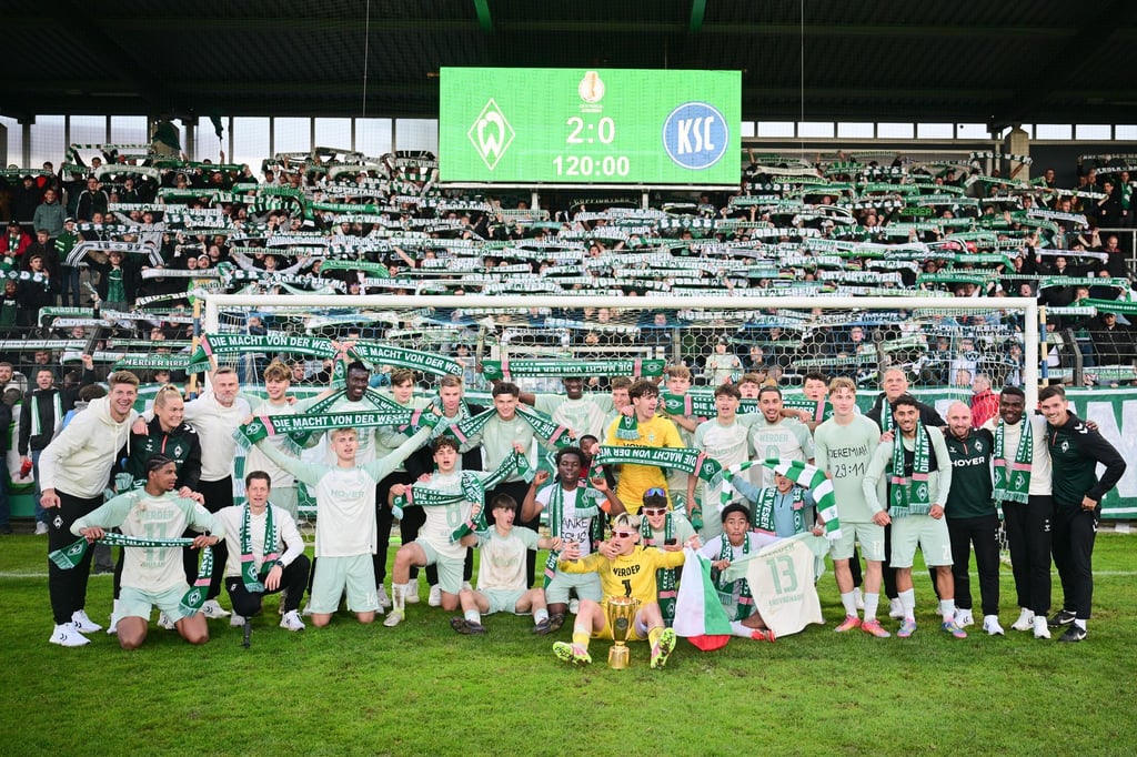Werder Bremen gewinnt der U19-DFB-Pokal.