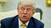 Not amused: US-Präsident Trump.