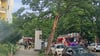 Die Feuerwehr war in der Gerhart-Hauptmann-Straße in Magdeburg im Einsatz.