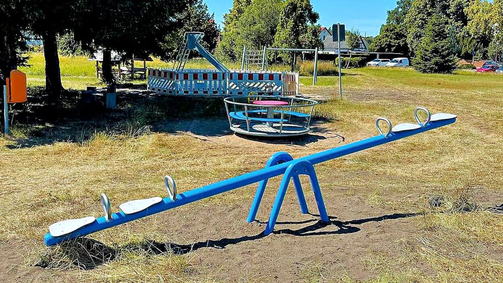 Der Spielplatz in Burgkemnitz wird saniert.