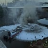 Einsatzkräfte der Feuerwehr löschten in Magdeburg den Brand eines Bootes auf der Elbe innerhalb von etwa einer Stunde.