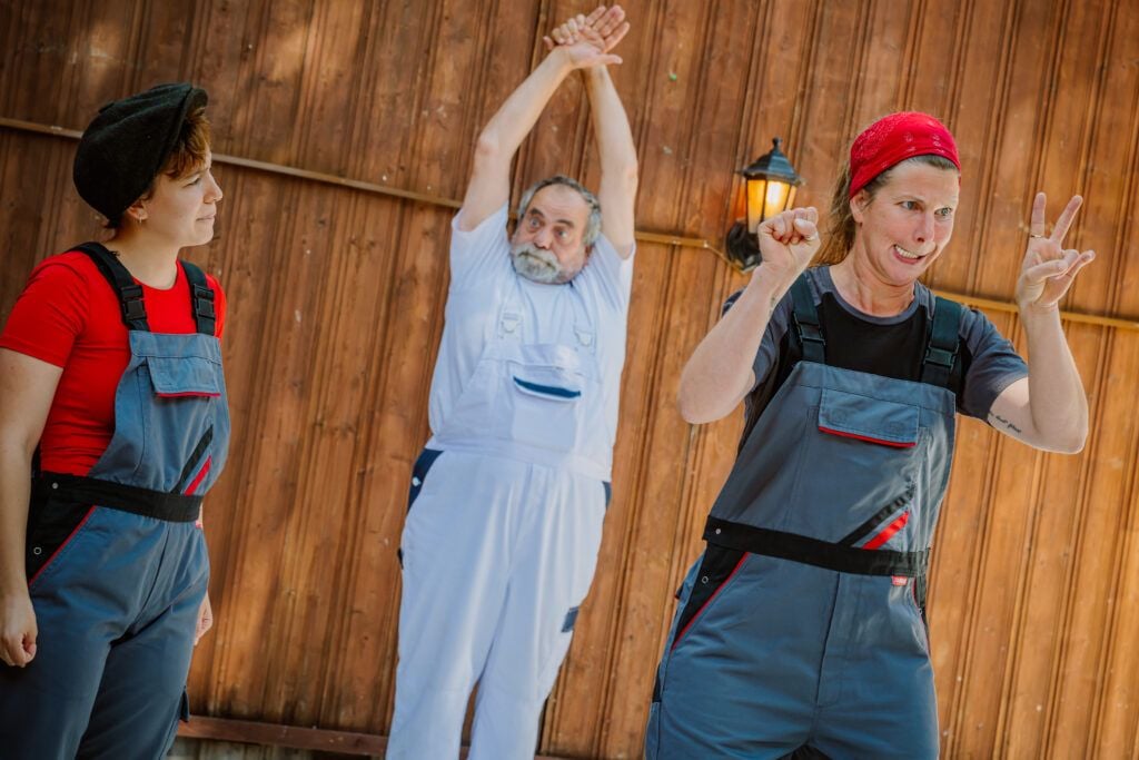 Das Theaterstück "Nils Holgersson" wird an der Volksbühne in Halle gespielt.