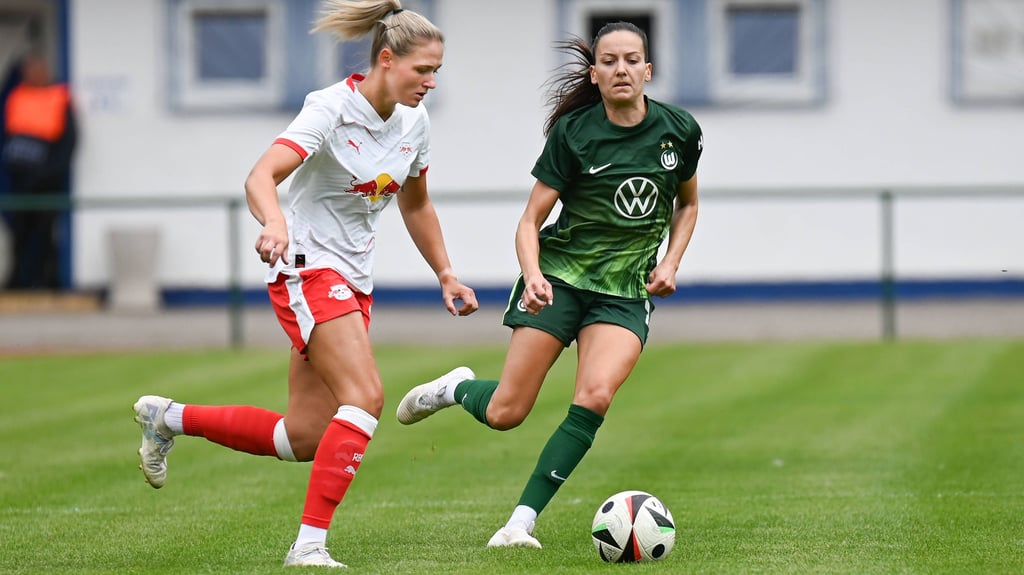 Die Frauen von RB Leipzig schlugen den VfL Wolfsburg.