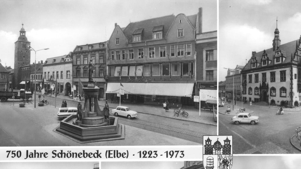 Diese Postkarte zeigt Stadtansichten aus dem Jahr 1973. Bis 1988 ist die Stadt größtenteils grau geblieben. Veränderungen gab es kaum.