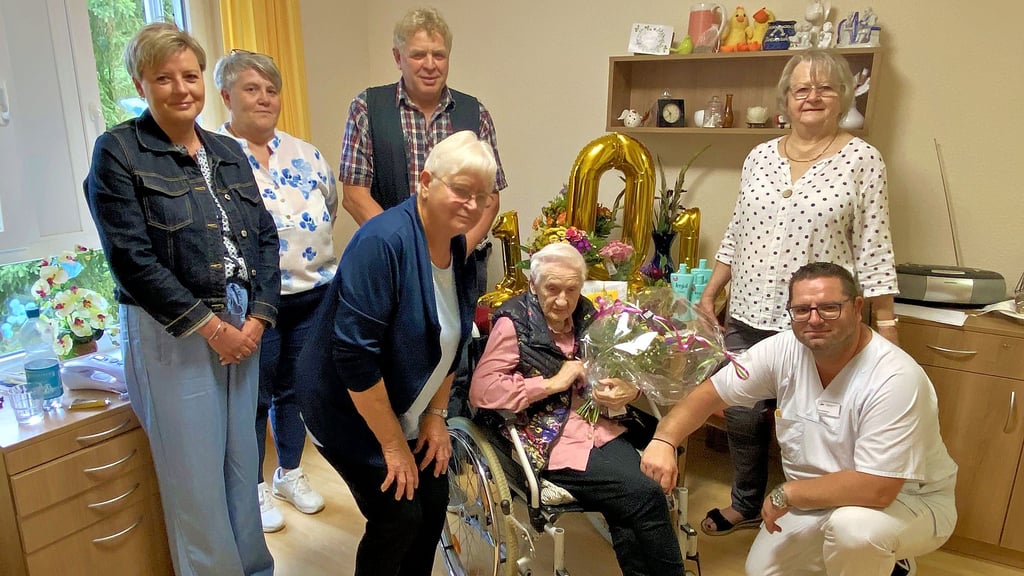 Margarethe Ziehm feiert ihren 101. Geburtstag im Jerichower Otto-Baer-Haus.