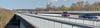 Von der Autobahnbrücke bei Hohenwarthe kann sich der Lärm ungehindert ausbreiten. Einen Lärmschutz gibt es hier nicht. 