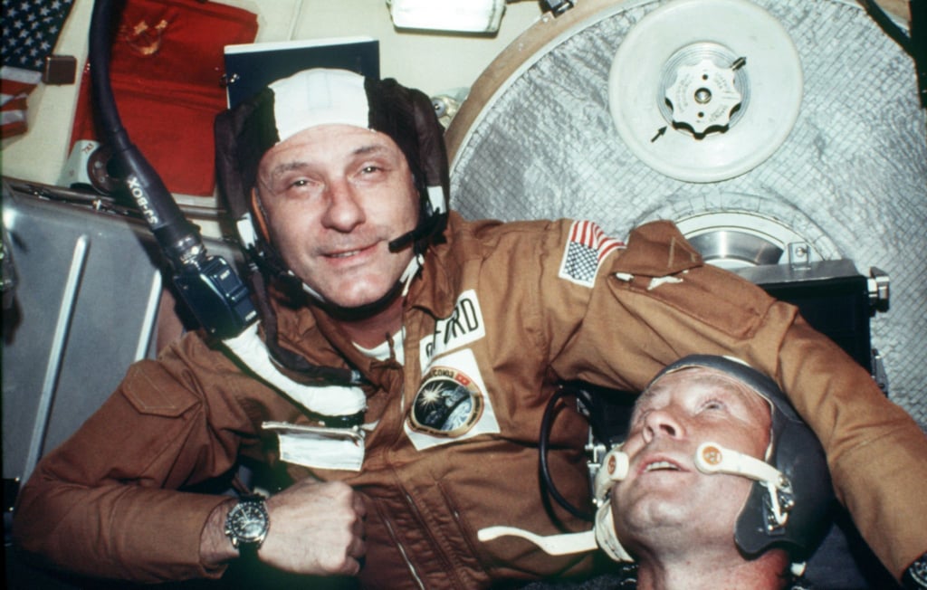 Vor 50 Jahren begann mit dem historischen Händedruck der Russen und Amerikaner im All auch die Zusammenarbeit der Großmächte im Weltraum. (Archivbild)