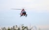 Ein Rettungshubschrauber kam zum Einsatz. 