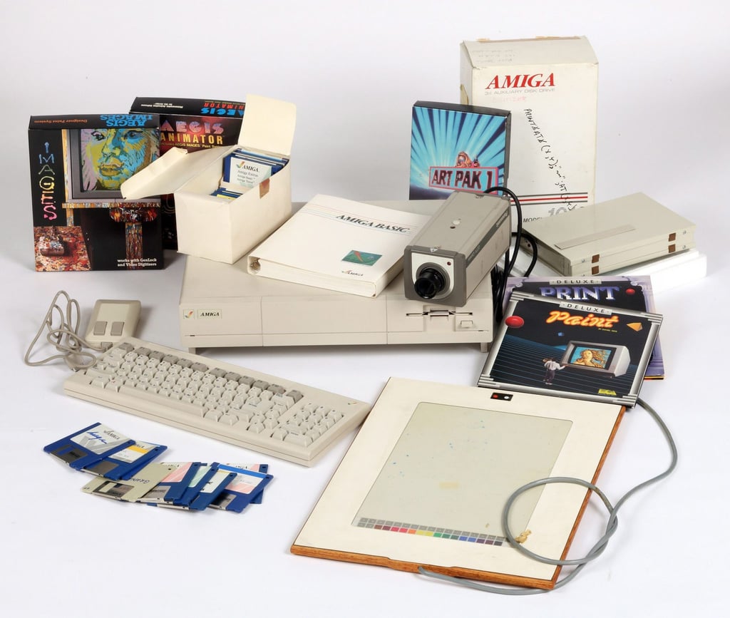 Der Pop-Art-Künstler Andy Warhol verwendete den Commodore Amiga für die Erstellung von Kunstwerken.