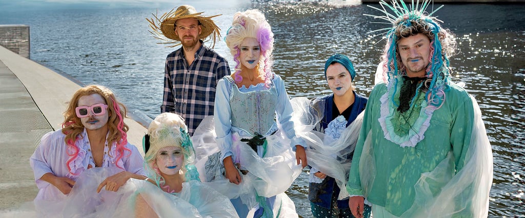 Das Ensemble Pariser Flair tritt mit einem Umweltmärchen im Arendseer Klosterareal auf.