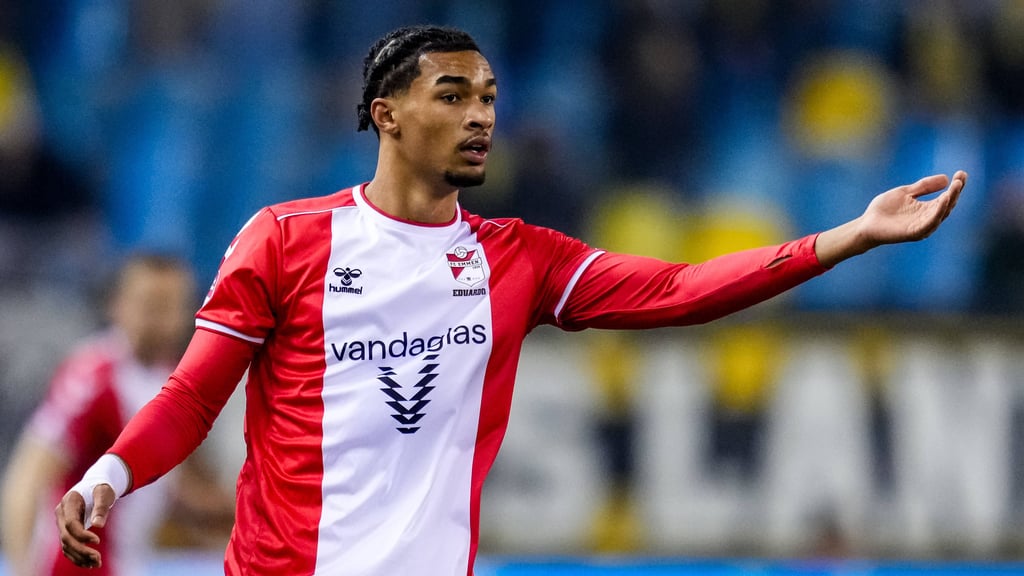 RB-Sturmtalent Yannick Eduardo, hier im Trikot von Emmen, spielt weiter in den Niederlanden.