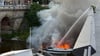 Einsatzkräfte der Feuerwehr löschten den Brand innerhalb von etwa einer Stunde.