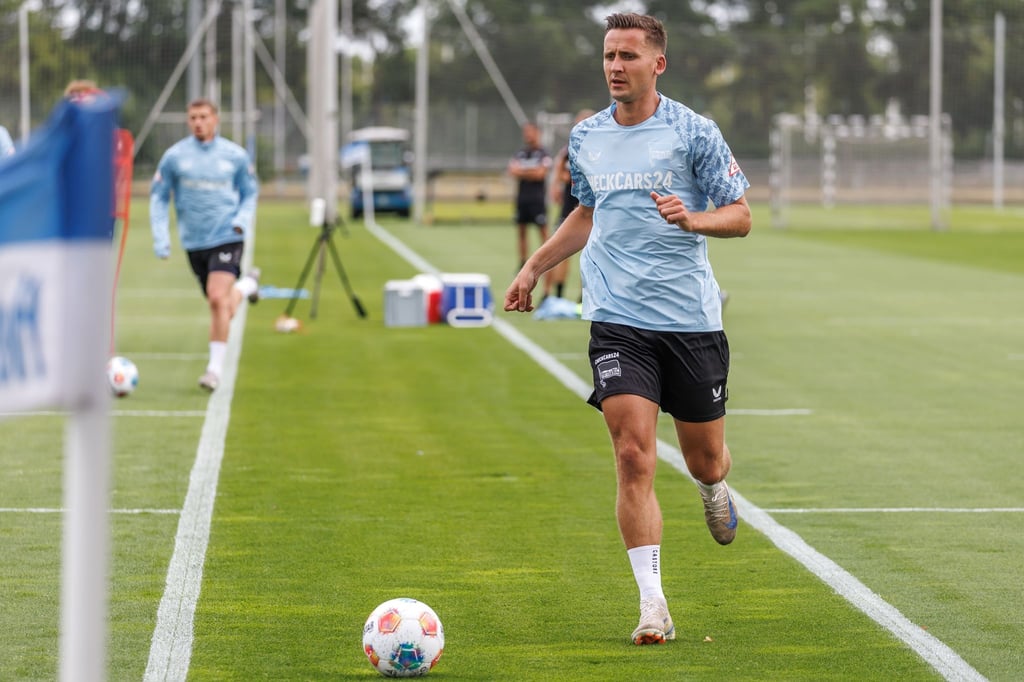 Paul Seguin will mit der Hertha in die Bundesliga aufsteigen.