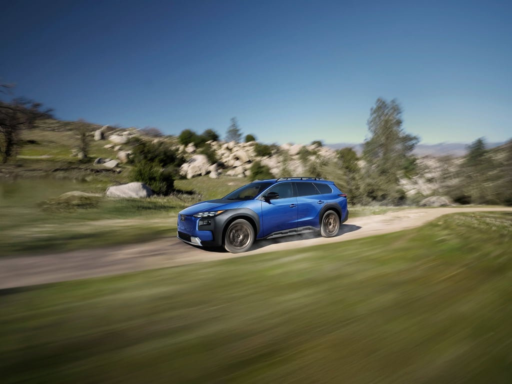 Der Geländekombi Outback wird zum Jahreswechsel erstmals als reines Elektroauto Premiere feiern.